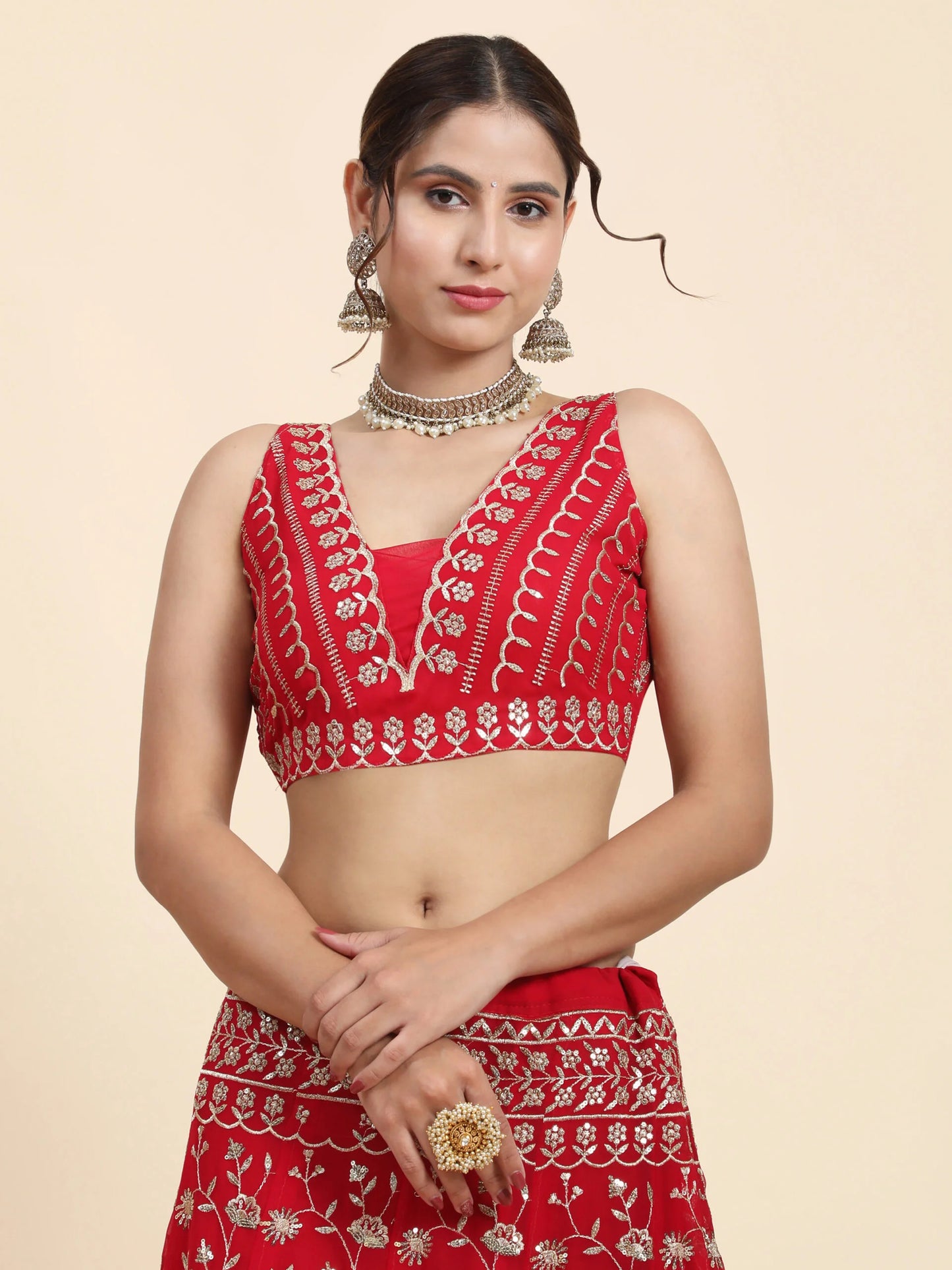 BRIDAL-HOT-RED-EMBROIDERY-WORK-SILK-LEHENGA