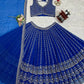 Mesmerizing Blue Georgette Sequence & Thread Work Lehenga Choli