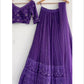 Purple Color Party Wear Lehenga Choli