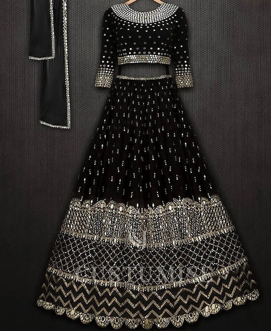 buy-newyork-trend-black-designer-sequence-lehenga