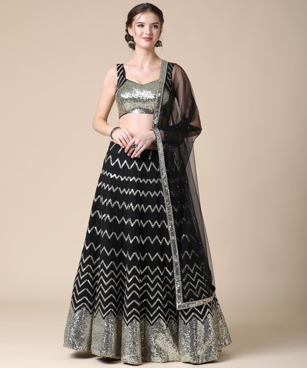 black-designer-sequence-lehenga