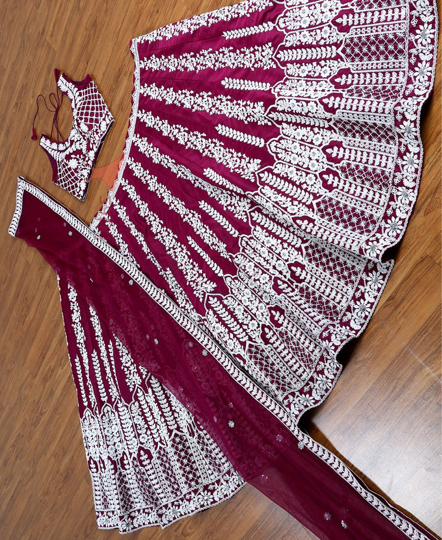 EMBROIDERED-WINE-CHINON-FESTIVE-WEAR-CHOLI