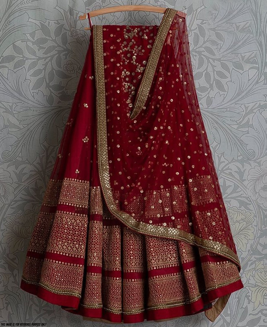 MAROON-GOTA-BRIDAL-GEROGETTE-LEHENGA-CHOLI