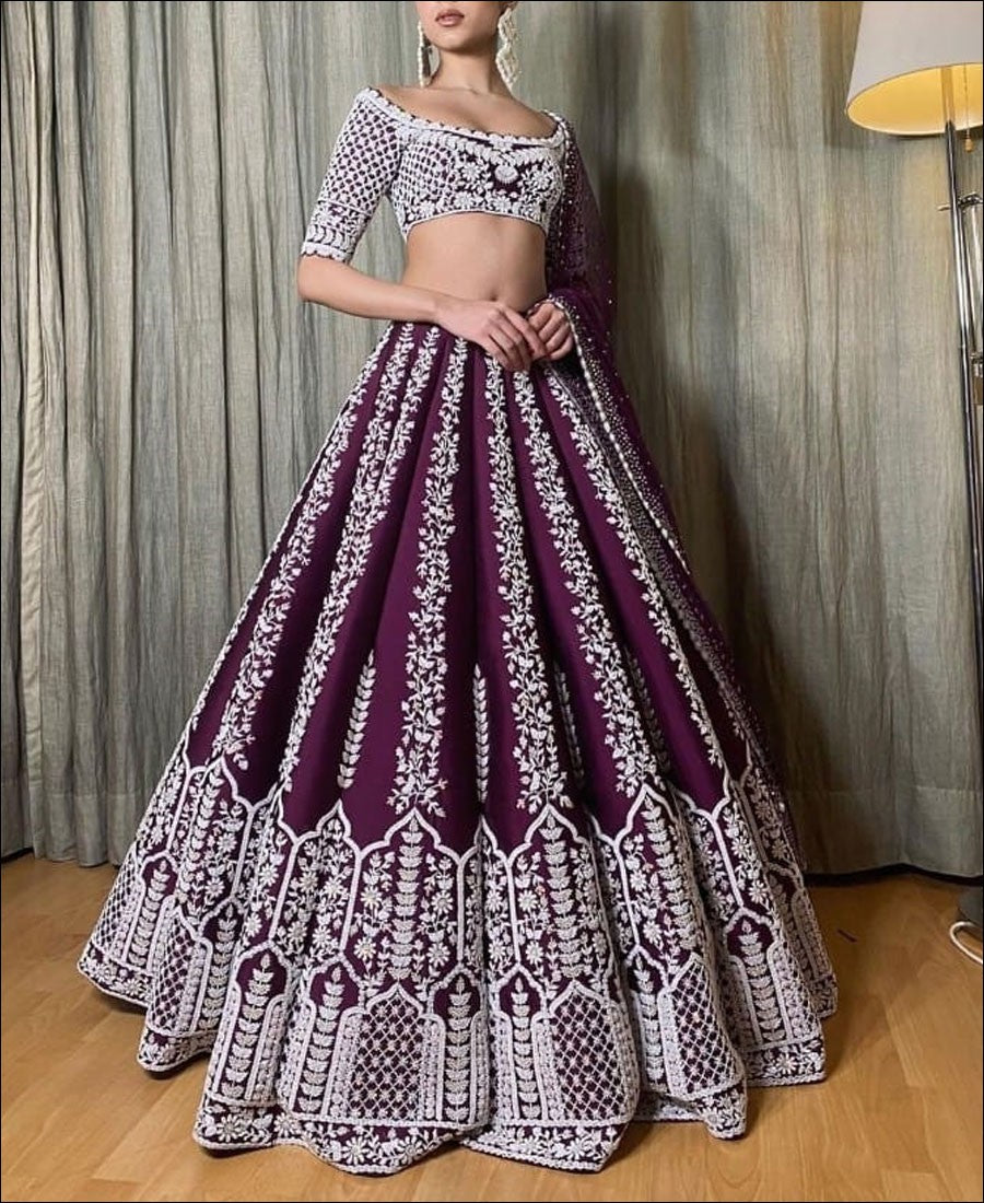 EMBROIDERED-WINE-CHINON-FESTIVE-WEAR-CHOLI